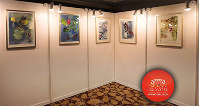 Sasi's artworks at the AMMA symposium